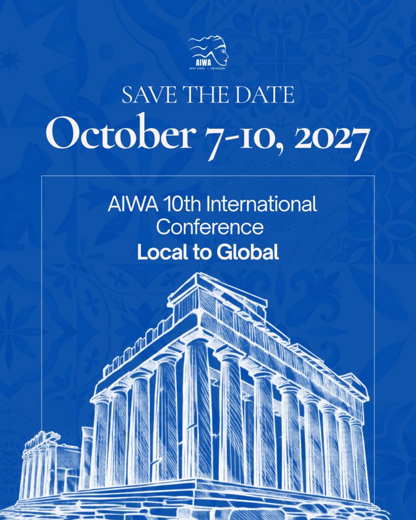 AIWA 10th International Conference — Local to Global (Save the Date) event flyer
