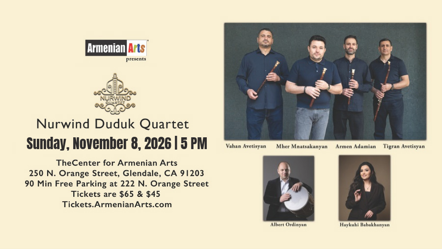 Nurwind Duduk Quartet Live in Concert event poster