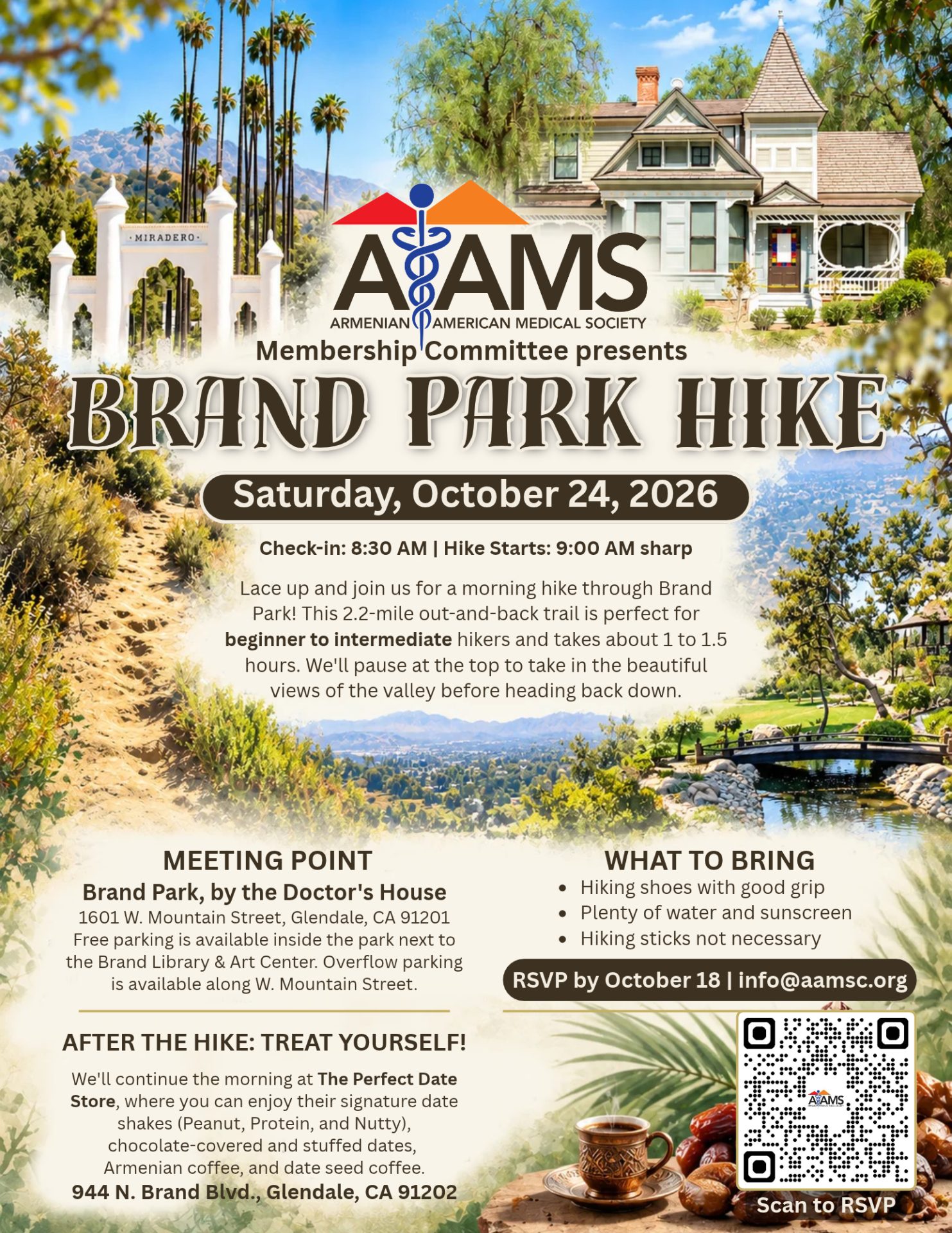 AAMS Brand Park Hike on October 24, 2026